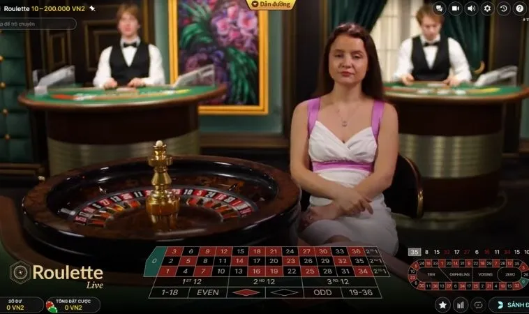 Bàn cược Roulette Nhà Cái HB88
