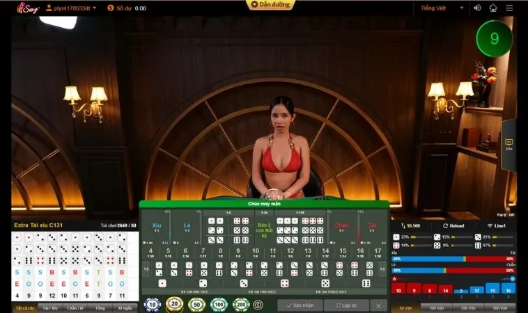 Chơi Tài Xỉu Nhà Cái HB88 cùng dealer xinh đẹp, nóng bỏng